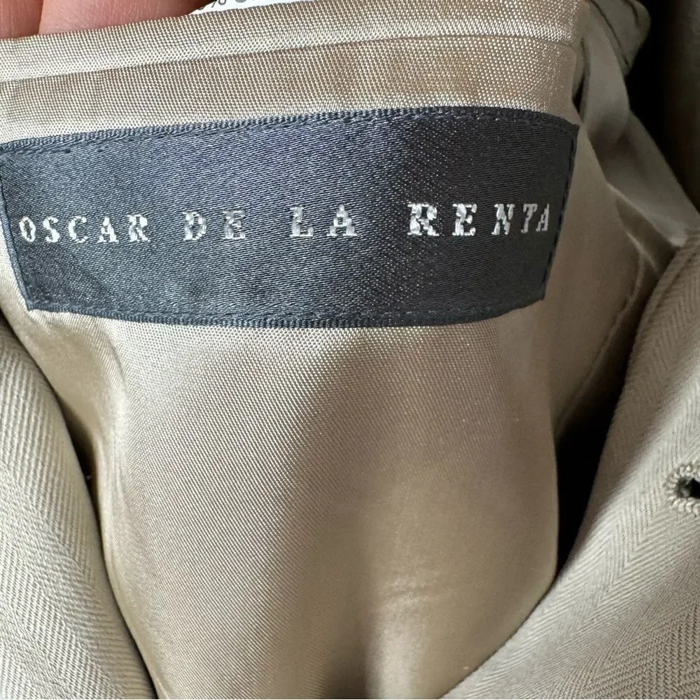 Oscar De la Renta silk blazer size 43L